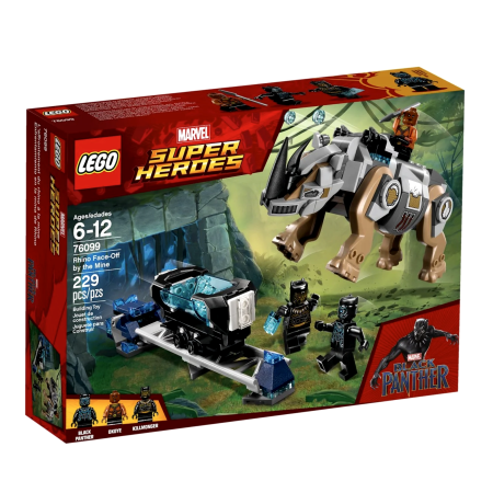 LEGO Super Heroes 76099 Pojedynek z nosorożcem w pobliżu kopalni Marvel